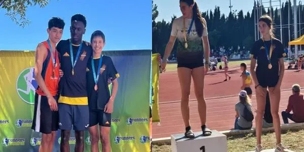 Elias Berta i Laia Pi es pengen el bronze en el Campionat de Catalunya Sub16 al Vendrell