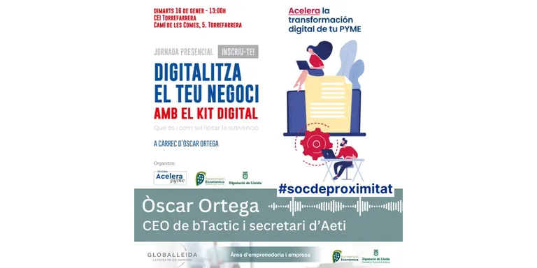 #socdeproximitat amb Òscar Ortega de bTactic