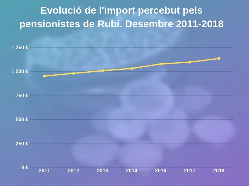 Els pensionistes rubinencs reben de mitjana 1,12 pensions contributives