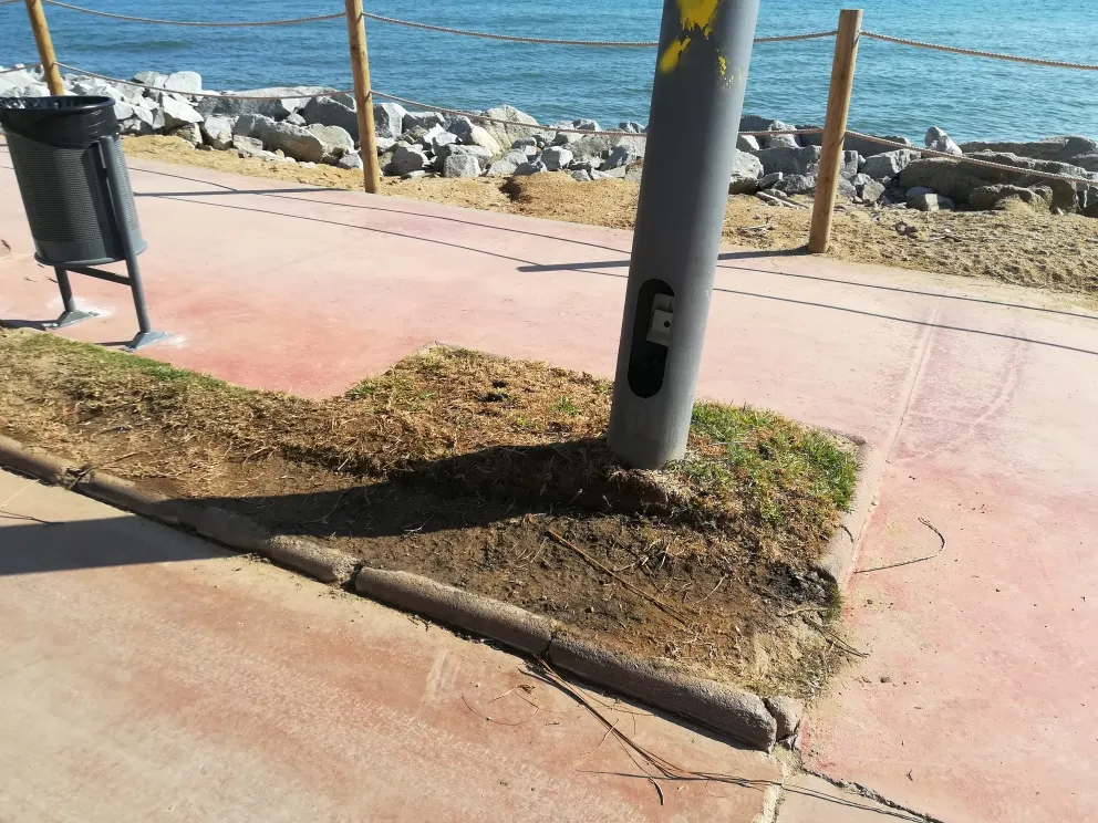 Polèmica entre Govern i oposició per unes obres al Passeig Marítim