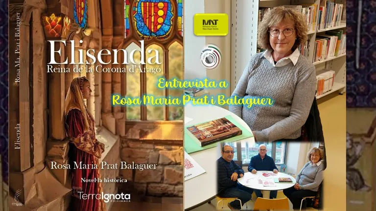 Entrevista a Rosa Maria Prat i Balaguer per la seva darrera novel·la "Elisenda. Reina de la Corona d’Aragó".