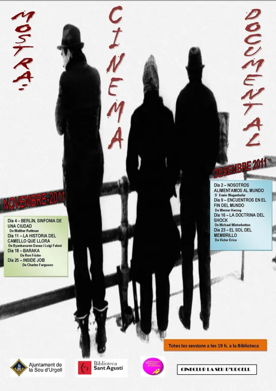 Mostra de cinema documental a la Biblioteca de Sant Agustí de la Seu