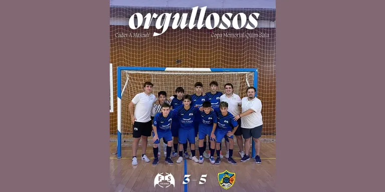 El cadet A masculí del Futbol Sala Solsona perd la final de la Copa Quim Sala