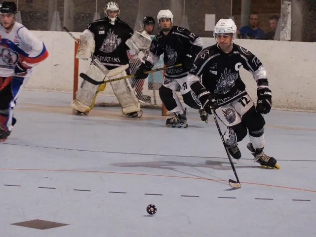 Carles Benito en una imatge d'arxiu d'un partit amb el Cent Patins