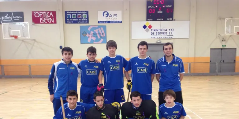 L'equip infantil i els alevins A i B de l'Hoquei Cadí, entre els millors de Catalunya