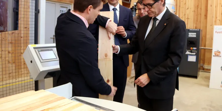 S'inaugura al Solsonès un hub per posar en valor la fusta de Catalunya i afavorir la gestió forestal