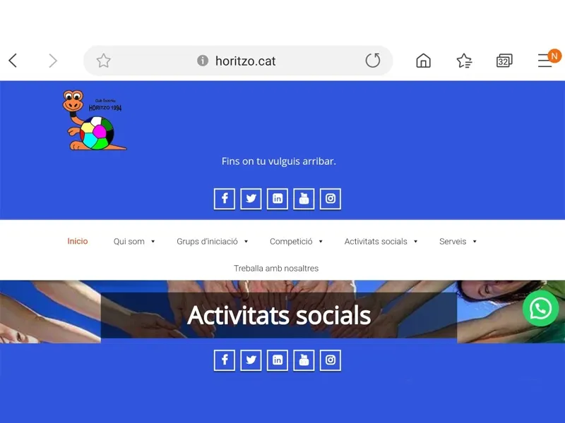 El nou site de l'entitat s'ajusta més a les actuals necessitats de comunicació / Foto: web CEH