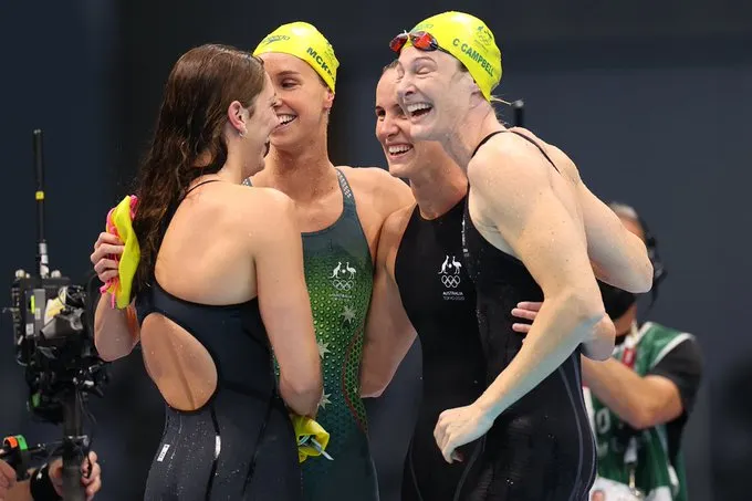 L'equip de relleus australià s'imposa a la prova de 4x100