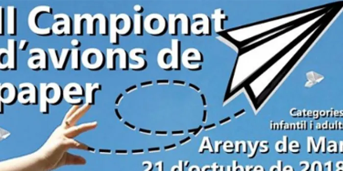 El col•lectiu Reset organitza la segona edició del campionat d’avions de paper