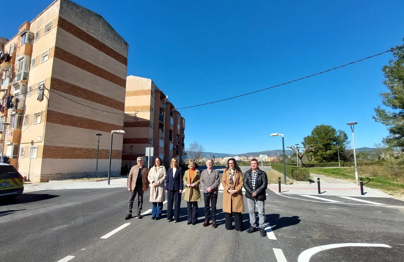 S'inauguren les obres de millora de la carretera TV-2034