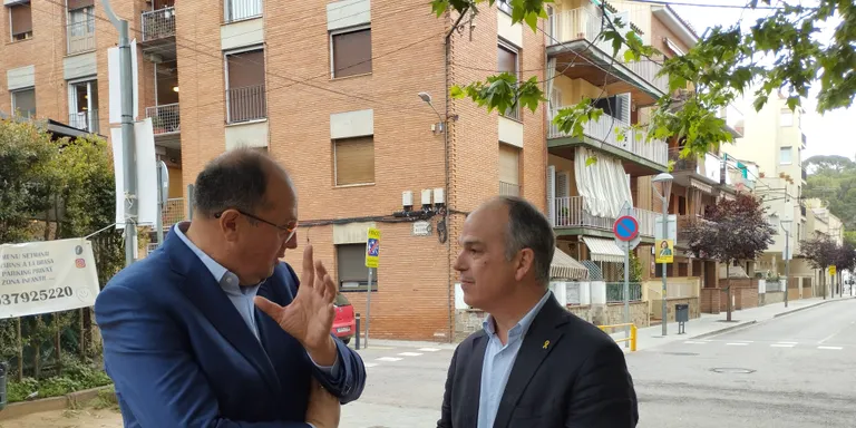 Jordi Turull visita Arenys per donar suport a Estanis Fors