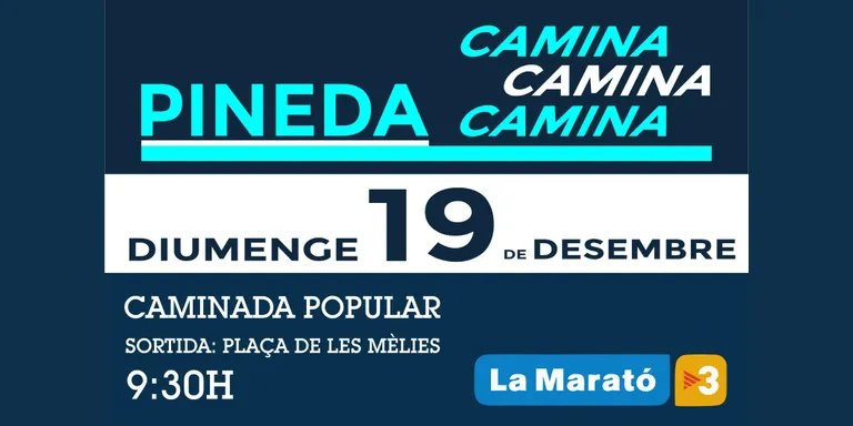 'Camina per la Marató', el gran repte de Pineda per recollir fons per la investigació de les malalties mentals