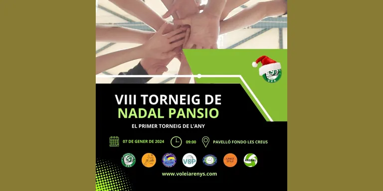 El Club Vòlei Arenys organitza el Torneig de Nadal Pansio