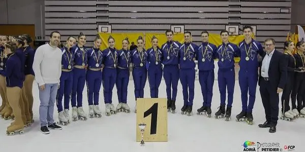 Les patinadores Ariadna Gironès i Elena Fortuny es proclamen campiones de les Semifinals de Catalunya de Grups Xous i Quartets