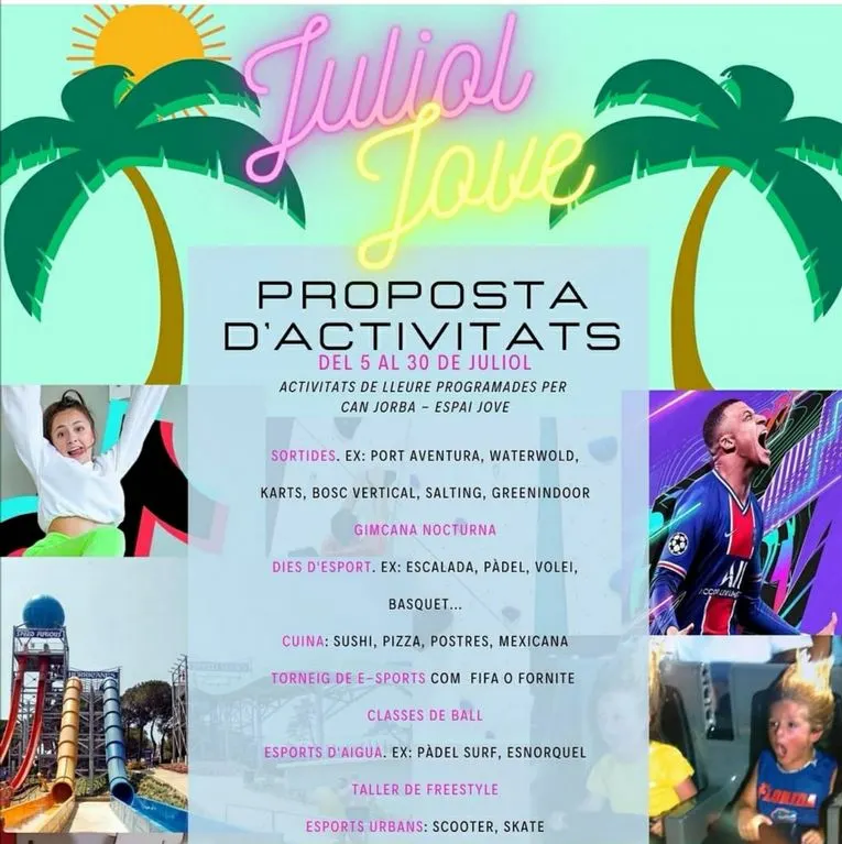 Enquesta per proposar activitats al Juliol Jove