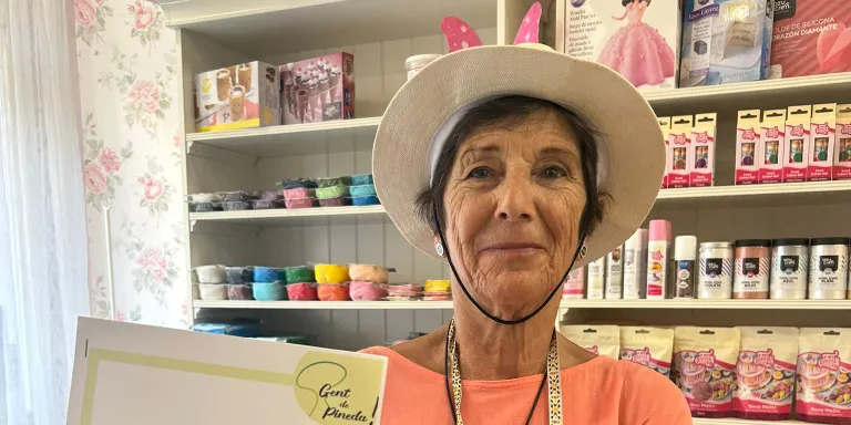 La pinedenca Charo Garcia ha estat la guanyadora de 'La Megapanera de la Festa Major'