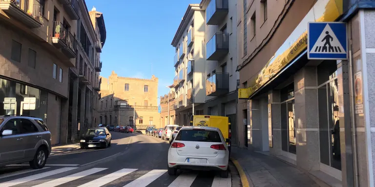 Un tram de la carretera de Bassella passarà a ser zona blava gratuïta abans de final d'any