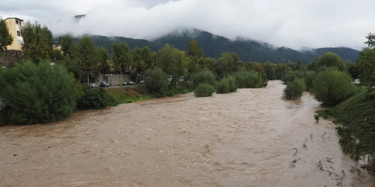 La pluja deixa registres de 125 l/m2 en punts de l'Alt Urgell
