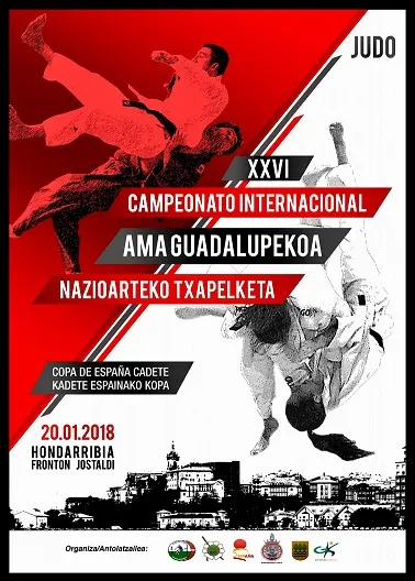 XXVI. CAMPEONATO INTERNACIONAL DE JUDO AMA GUADALUPEKOA ESTE FIN DE SEMANA