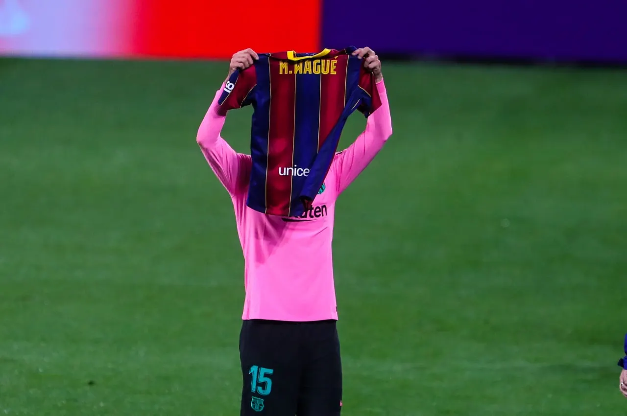 El bonic homenatge de Lenglet a Moussa Wagué