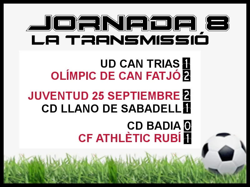 A PEU DE CAMP - JORNADA 8 diumenge