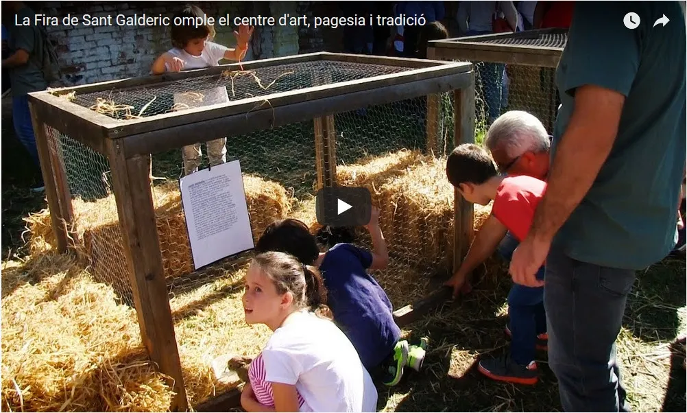 La Fira de Sant Galderic omple el centre d'art, pagesia i tradició