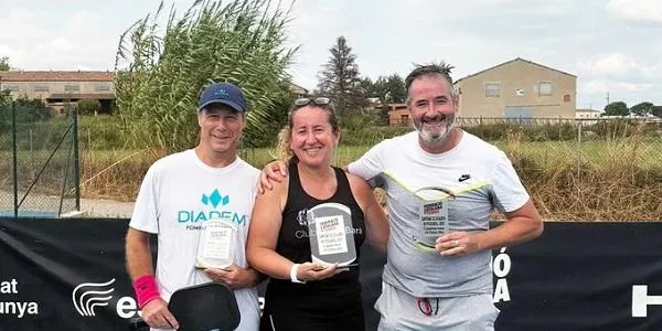El CT Barà aconsegueix tres medalles en el Campionat de Catalunya de Pickleball