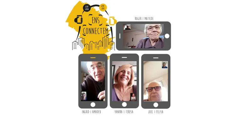 Primera trobada telemàtica de participants en el projecte 'Ens connectem'