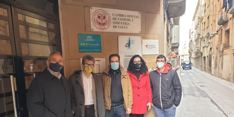 El PdeCat es reuneix amb la Cambra de Comerç de Valls i empresaris de la comarca