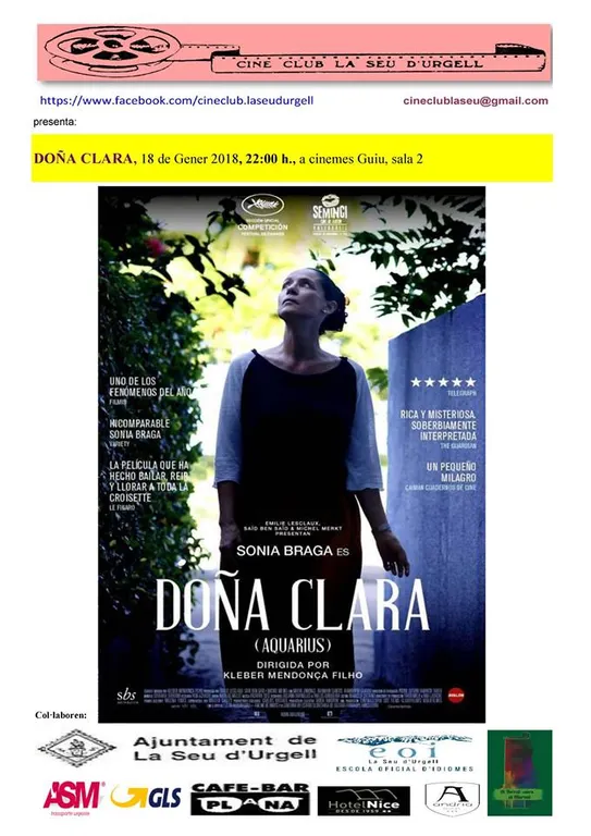 Cineclub La Seu obre la nova programació amb la projecció de 'Doña Clara'