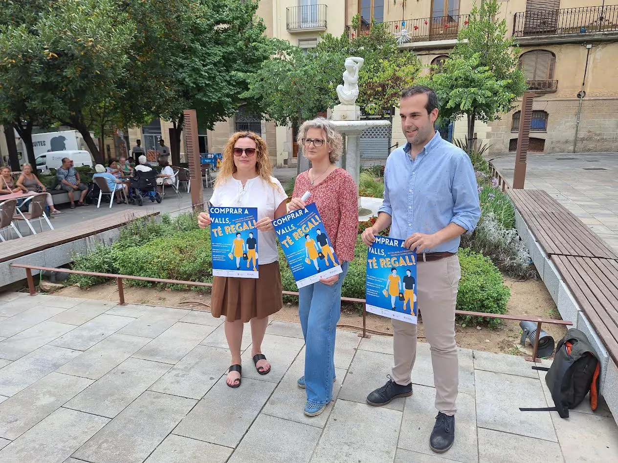 La Unió de Botiguers presenta la campanya “Comprar al comerç local de Valls, té regal!”