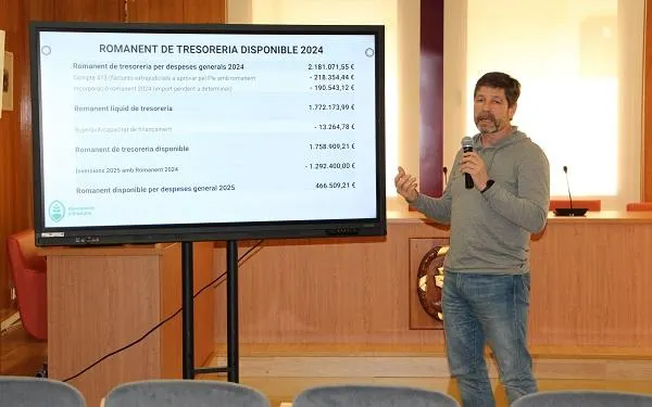 El romanent del 2024 farà rebaixar l’endeutament de l’Ajuntament d’Altafulla fins al 24%
