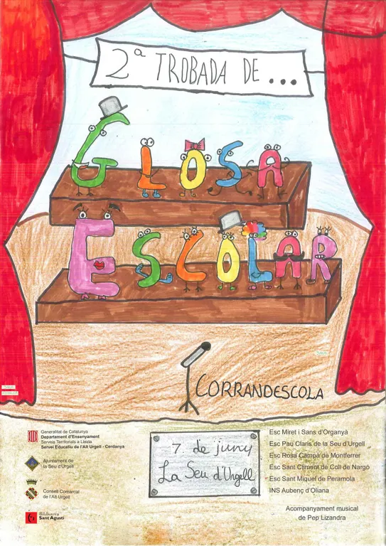 Sis centres escolars de l'Alt Urgell participaran a la II Trobada de Glosa Escolar
