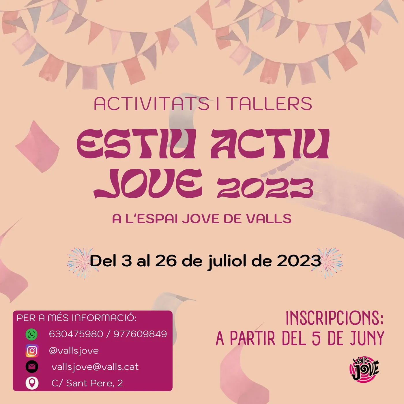 El nou Espai Jove s’estrenarà amb el cicle Estiu Actiu
