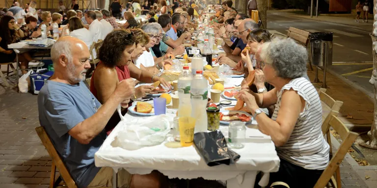 El sopar de Festa Major tornarà a omplir la Rambla
