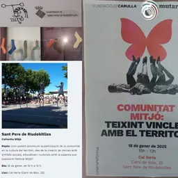 Promoció de la participació de la comunitat en el Festival MITJÓ de Sant Pere de Riudebitlles. - episode art