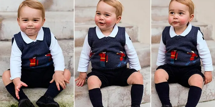 El príncep George de Cambridge porta mitjons de la firma Cóndor