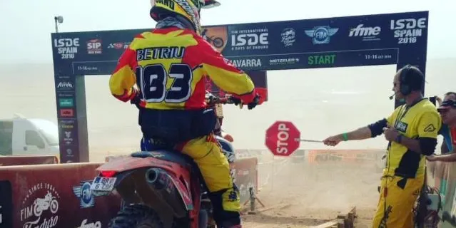 Jaume Betriu competeix als Sis Dies d'Enduro 2016