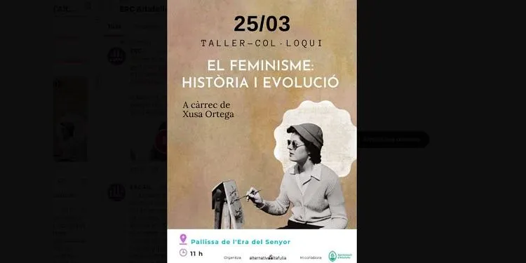 Altafulla acull un taller –col·loqui sobre la història del feminisme aquest dissabte a les 11h a la Pallissa de l'Era del Senyor