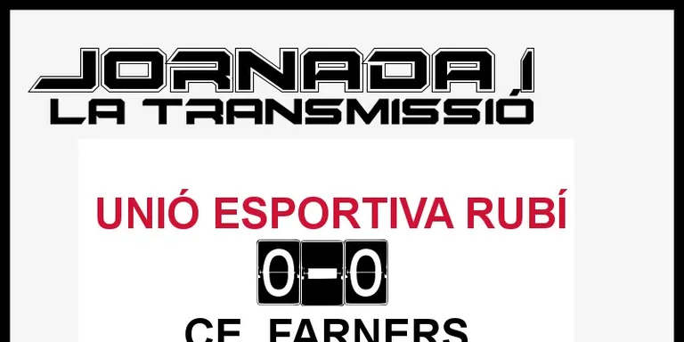 A PEU DE CAMP - JORNADA 1 - UE RUBÍ