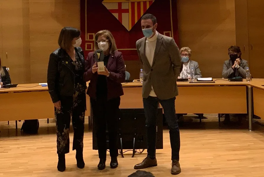 Maria Antònia Campdepadrós i Neus Fité s'enduen els guardons principals als 13ens Premis del Mèrit al Voluntariat de Caldes