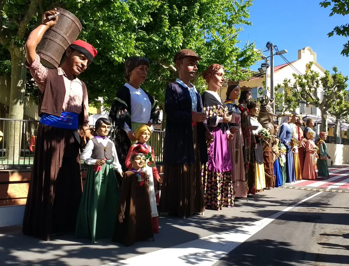 Els Gegants de Pineda ballaran la Dansa del Maresme a Cabrils