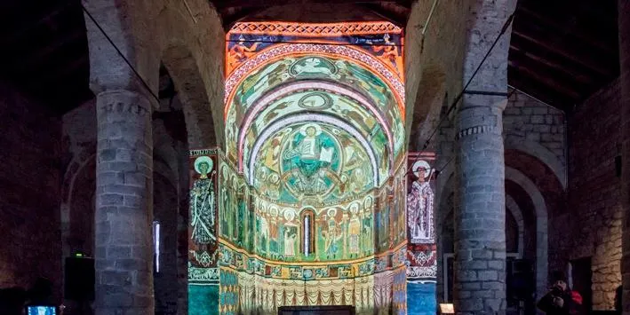 El romànic de Sant Climent de Taüll torna a brillar amb la rehabilitació de l'absis