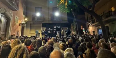 Multitudinària jornada de l’1 d’octubre a Valls