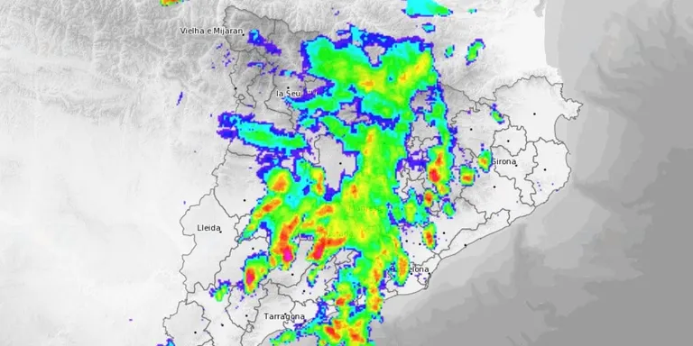 Protecció Civil activa l'alerta de l'INUNCAT pel risc de pluges intenses