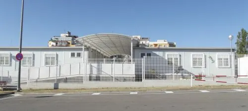 Cursa dels alumnes de l'Escola Poblenou amb motiu del Dia de la Pau