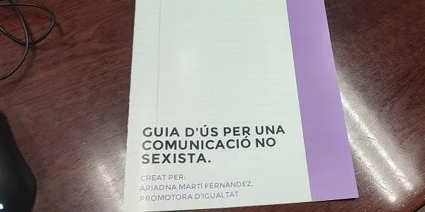 L'Ajuntament de Creixell edita la 'Guia d'ús per una comunicació no sexista'
