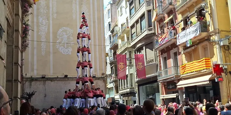 La Colla Vella porta el primer 4de9 folrat a Lleida