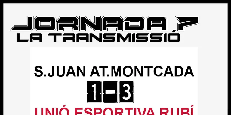 A PEU DE CAMP - JORNADA 7 - UE RUBÍ