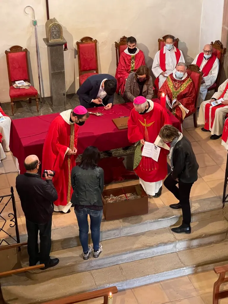 Retornen a Sorba les relíquies de Sant Eudald, del segle IV, que podrien ser el primer testimoni cristià a la Catalunya interior
